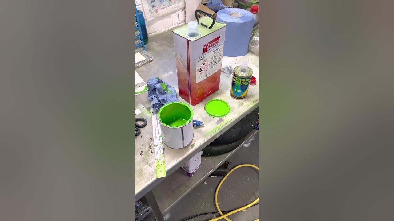 How to mix car paint. Understanding paint ratios with john. Two pack
