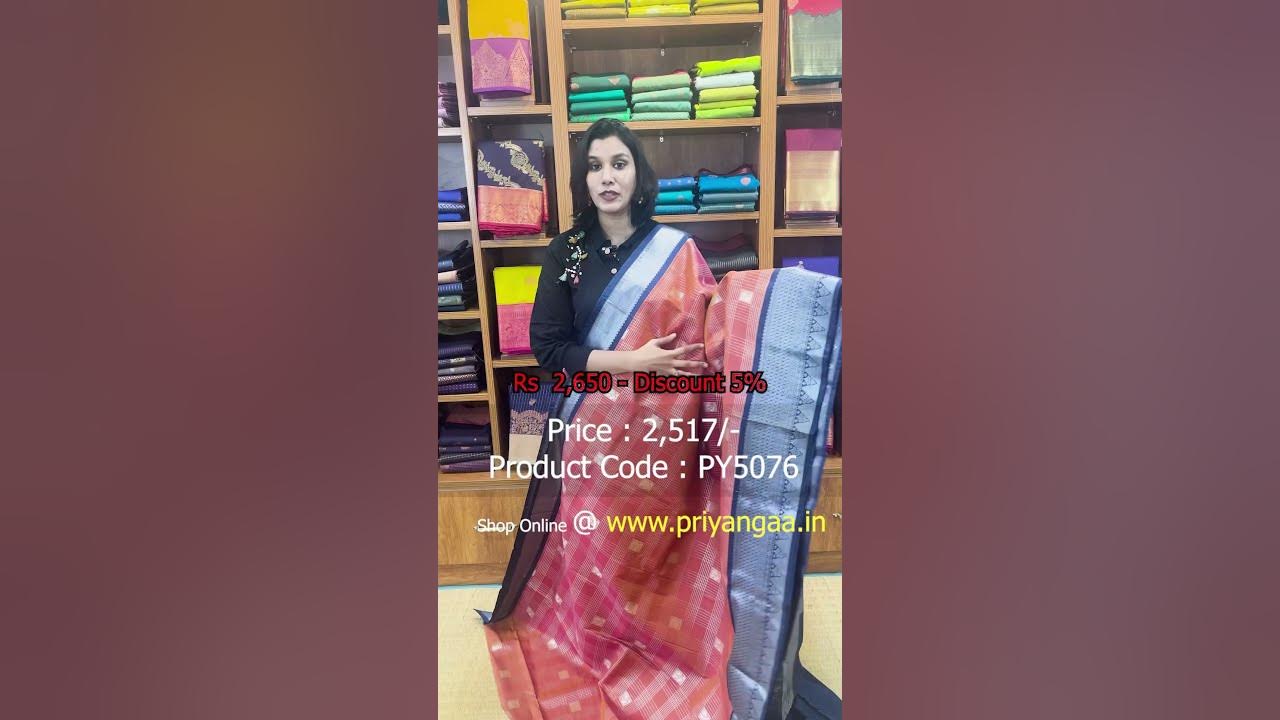 Butta Semi Silk Sarees Priyangaa Jan 2025 shorts YouTube
