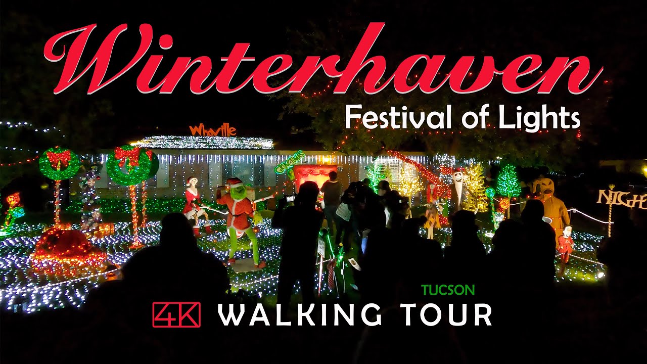 Winterhaven Festival of Lights [4K] Walking Tour Tucson Christmas