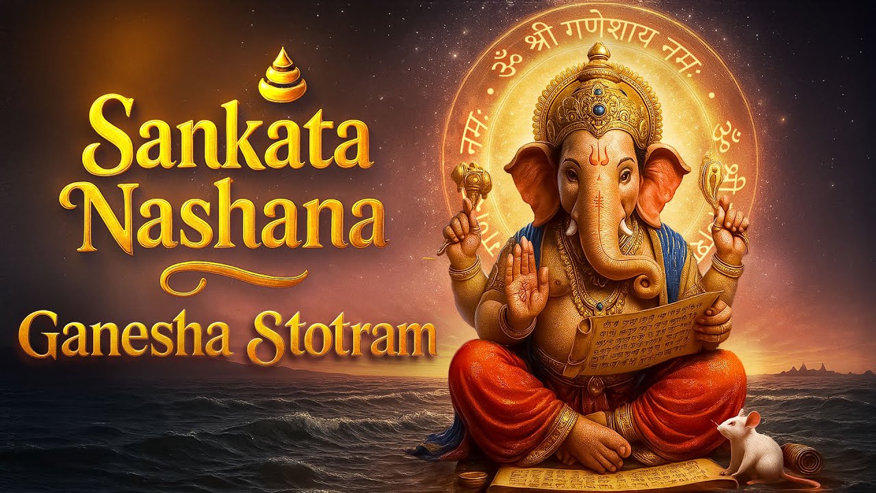 संकट नाशन गणेश स्तोत्रम् | Ganesh Chaturthi Song 2025 | Shankata Nashana | Ganpati Bappa Morya