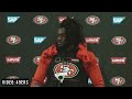 49ers Brandon Aiyuk speaks on the practice fight with Fred Warner
