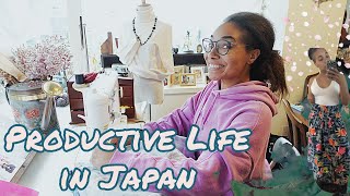 Day in my Life in Japan I Short Vlog I A Fashion Designer and her Design