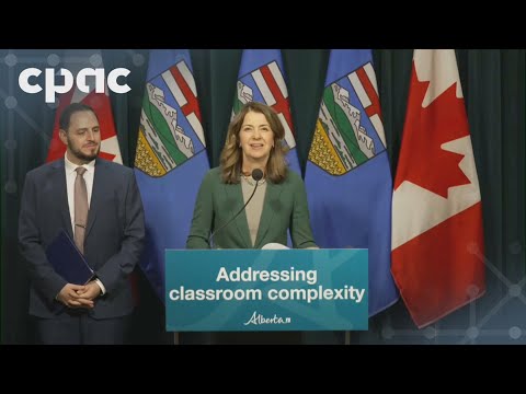 Starting Soon Alberta Premier Danielle Smith Releases Report On Classroom Complexities