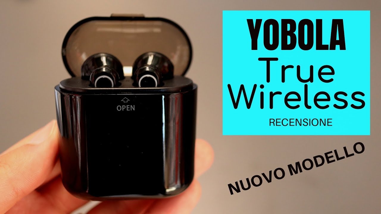 YOBOLA auricolari true wireless nuova versione! - YouTube