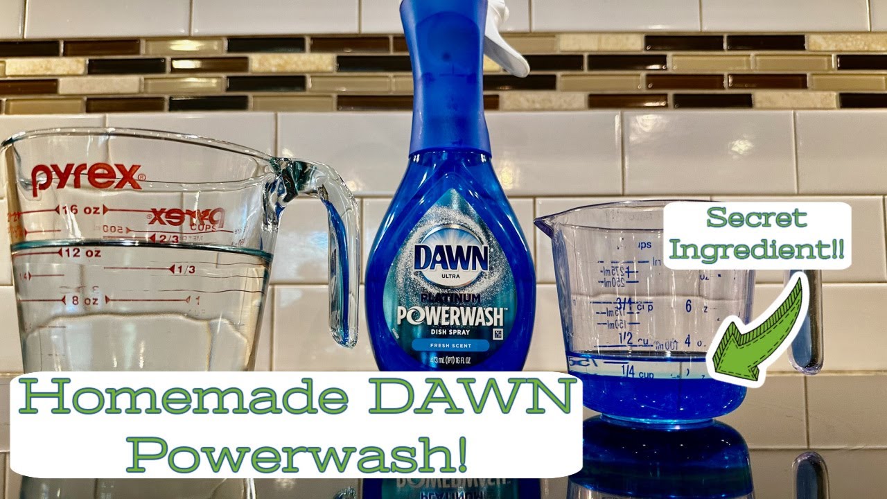 How to Make DIY Dawn Powerwash Refill