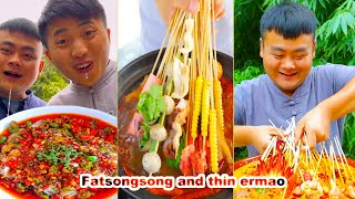 Songsong and Ermao make seafood noodles, it's so delicious! |  funny videos