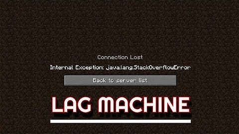 How to crash a small minecraft server using a simple lag machine | Only for educational purposes |