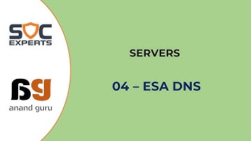 SOC Experts - SOC Training - Servers - 04 DNS