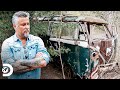 Desentierran Volkswagen Samba 1951 completamente oxidada | El Dúo mecánico | Discovery Latinoamérica