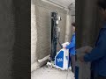 ⚙️🏢 Automated Wall Plastering: Modern Construction Technology #shorts