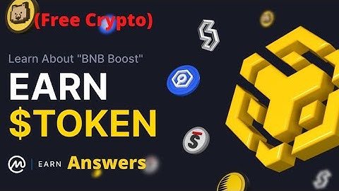 CoinMarketCap BNB Boost Quiz Answers - Learn & Earn Free Crypto!