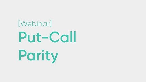 Put-Call Parity [Options Trading Strategies]