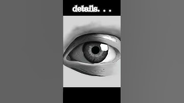 Hyper Realistic EYE! 👁️ - Procreate Digital Painting #shorts #art