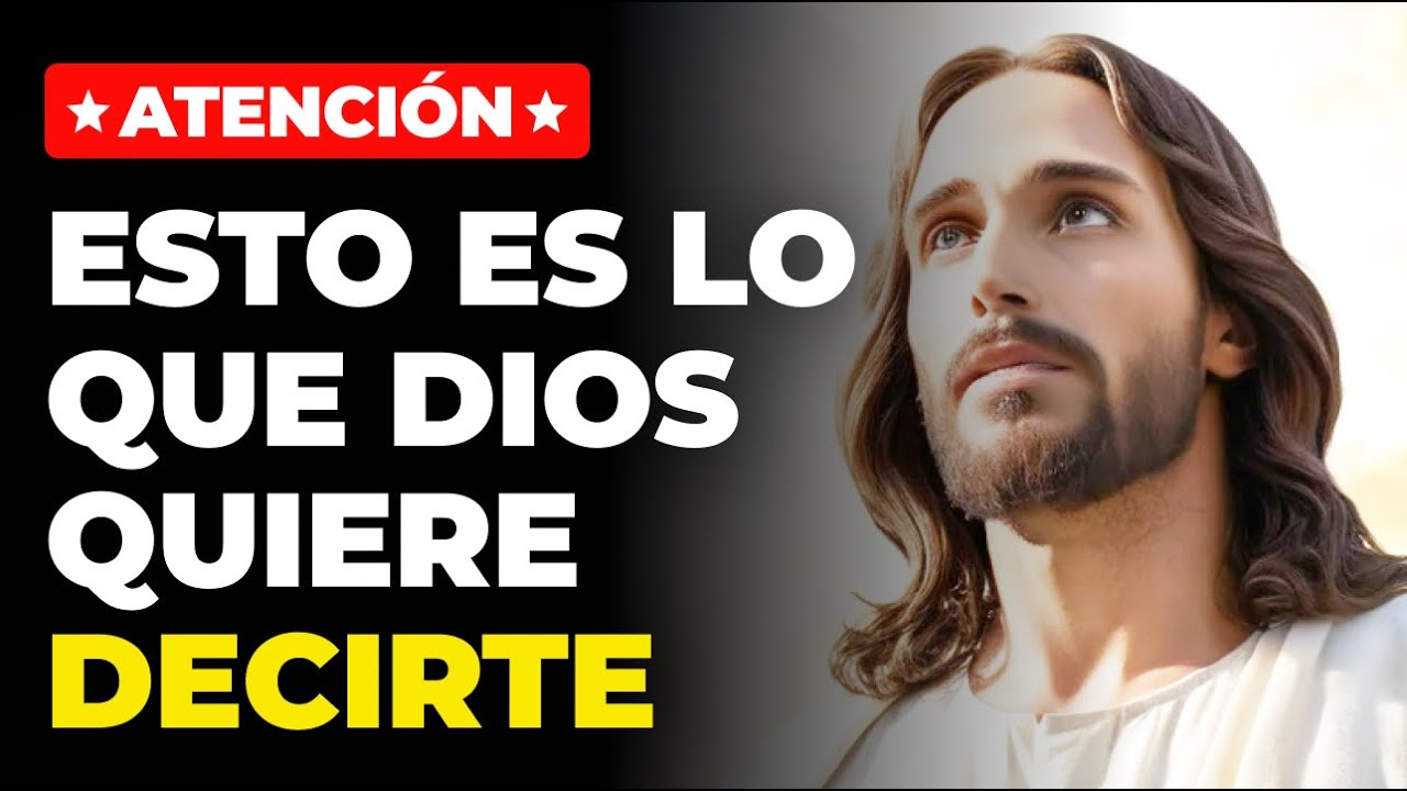 🌟 Dios te dice hoy: Gracias, Señor, por este nuevo día lleno de tu amor ...