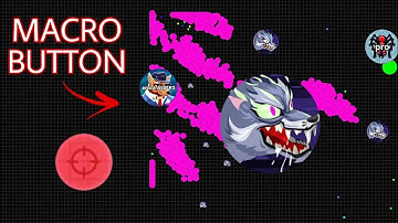 MACRO BUTTON + SOLO TAKEOVER (AGAR.IO MOBILE)
