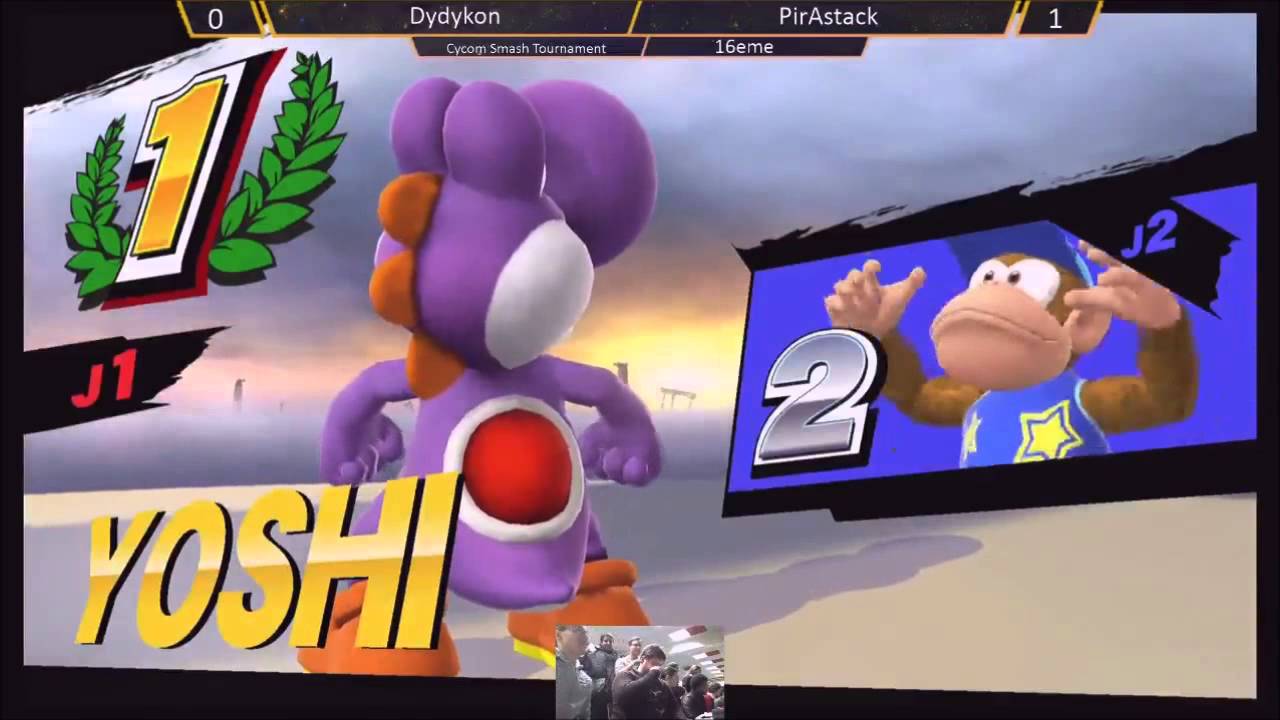 Cycom Smash Tournament  Dydykon Yoshi vs PirAstack Diddy   Smash 4 W 16èmes