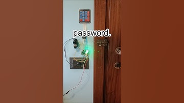 ARDUINO SMART DOOR LOCK. UNLOCK YOUR DOOR USING A PASSWORD AND A KEYPAD. PROJECT FOR BEGINNERS