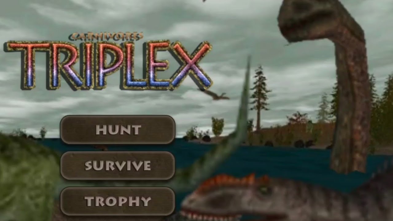 Carnivores Dinosaur Hunter Triplex Mod:  Commentary, Surivial, Hunting, Trophy Room, and More!