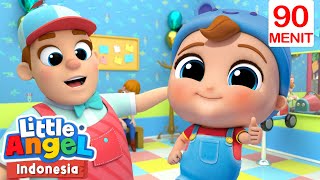 Bayi Imut Potong Rambut✂️ | Little Angel Bahasa Indonesia | Kartun dan Lagu Anak