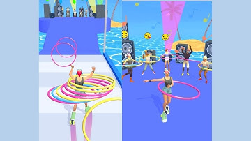 Hula Hoop Runner 3D Gameplay Walkthrough All Levels