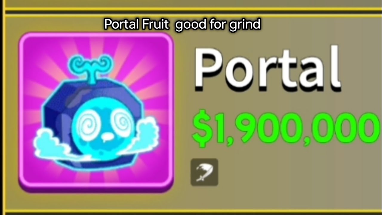 I got portal fruit again#roblox #bloxfruits - YouTube
