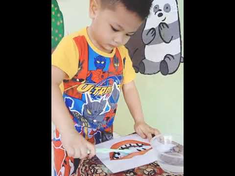 tiktok bayi shareen belajar gosok gigi