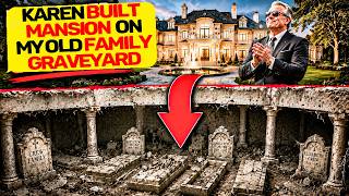 My Neighbor Built A $10 Million Mansion Over My Family Cemetery… He Made One Very Expensive Mistake