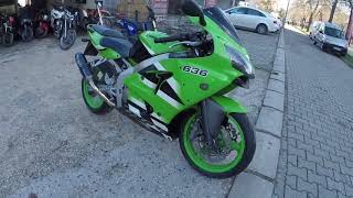 Kawasaki ZX6R 636 2002 - YouTube