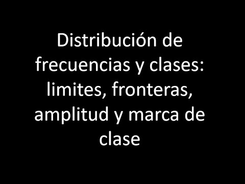 Video: ¿Cómo encuentra el límite de clase en una tabla de distribución de frecuencia?