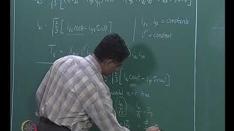 Steady State Models - Salient Pole Synchronous Machine