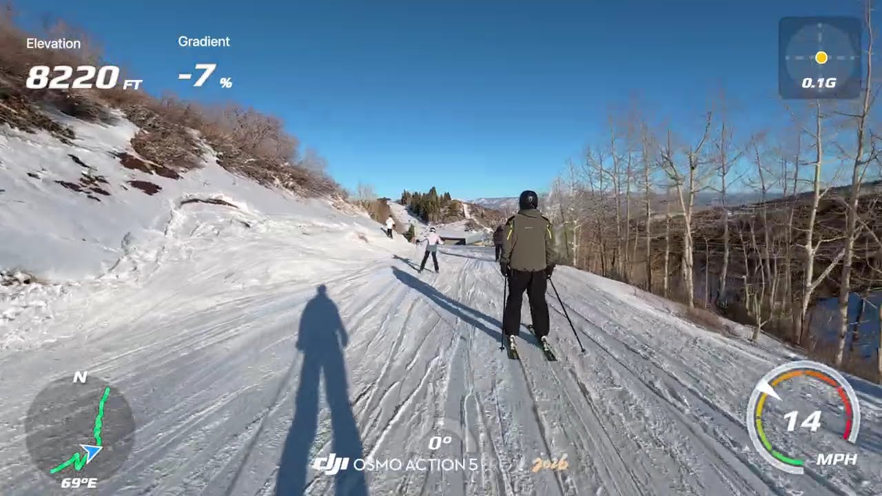 Park City Mountain ski Homerun (full + lower), Bonanza, Payday