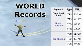 Trying to Beat Every Men's Figure Skating World Record in Figure Skating Legends screenshot 5