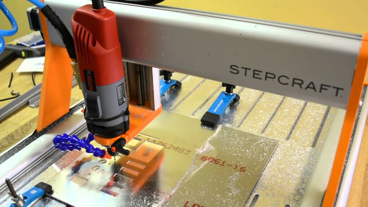 Can Stepcraft CNC Systems Cut and Mill Aluminum? YES it can!