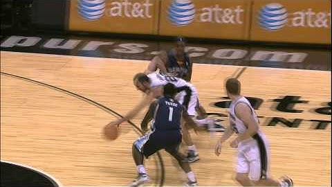 Manu Ginobili with the Fancy Assist