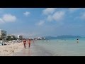 Mallorca Spanien Urlaub - Am Strand von Cala Millor