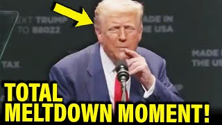 Watch Trump DROOL ON HIMSELF during UNHINGED RANT