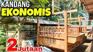 KANDANG EKONOMIS YANG COCOK UNTUK PEMULA