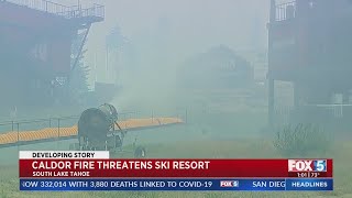 Caldor Fire Forces Thousands From Popular Lake Tahoe Resort