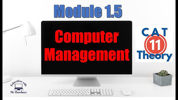 Computer Management | CAT | Grade 11 | *UPDATED*