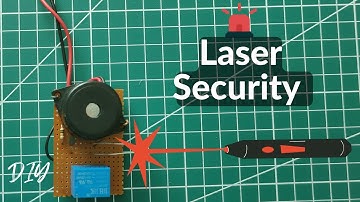 How to make laser security system | Anti-Theft alarm | diy
