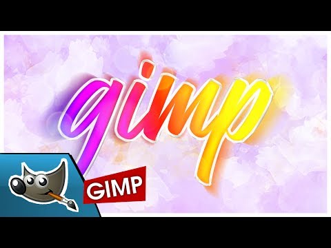 Gimp - Light Text Effect