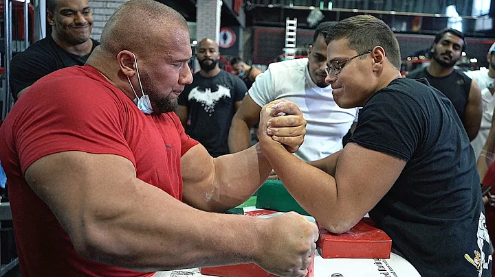 SCHOOLBOY VS LEONIDAS | ARM WRESTLING 2020