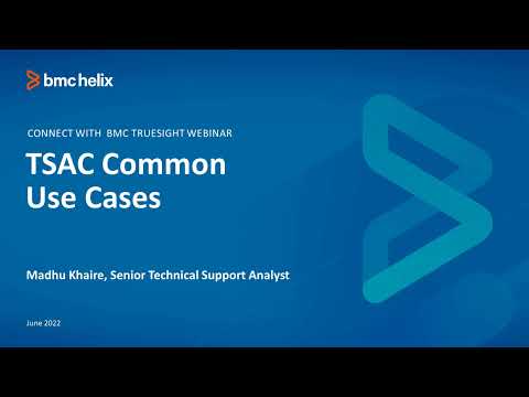 Webinar: TSAC Common Use Cases