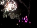 Disney night fireworks december 2011