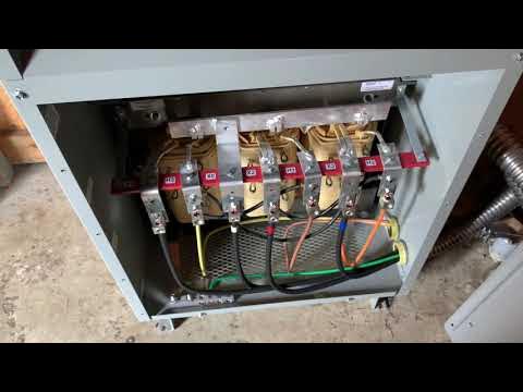 Today As An Electrician 480 Volt 3 Phase Transformer Youtube