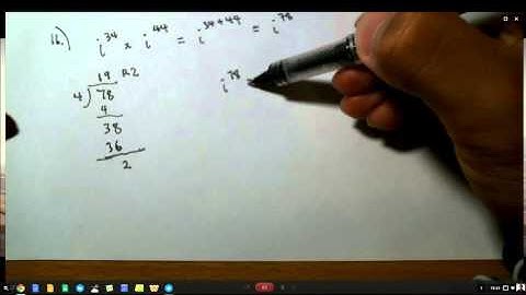 algebra2 imaginary numbers with large exponents