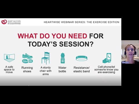 Heart Wise Exercise Virtual Post Stroke Exercise Class 