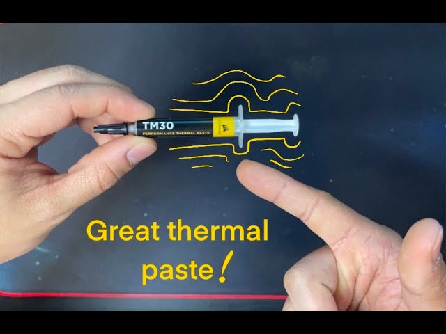 Corsair propose la pâte thermique TM30