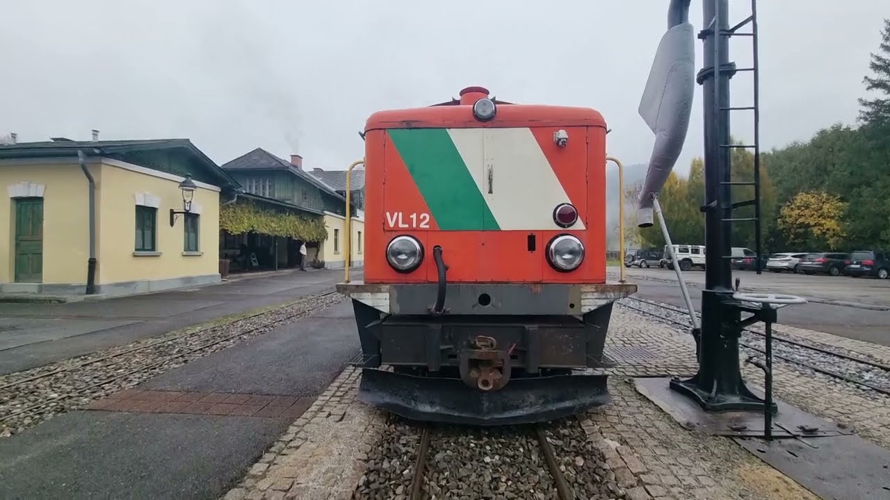 Herbstliche Fahrt mit der Feistritztalbahn von Birkfeld nach Koglhof mit Lokomotive VL12