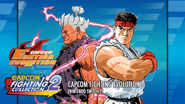 CAPCOM FIGHTING EVOLUTION ARCADE MODE: SHIN AKUMA AND RYU (NINTENDO SWITCH 2)